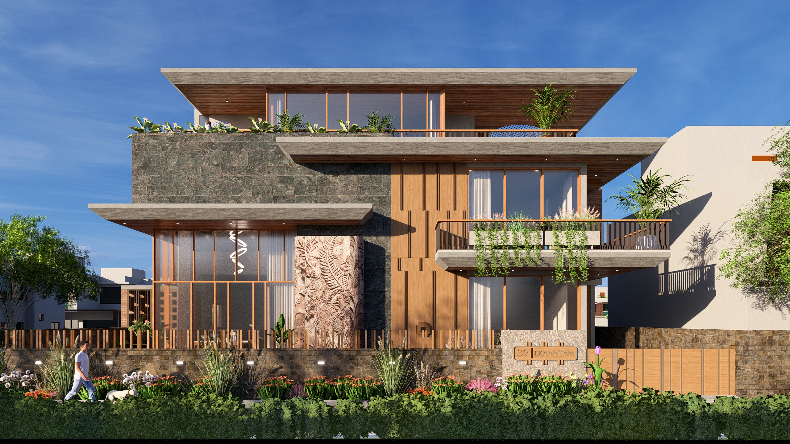 Ekaantam Bungalow - Architecture