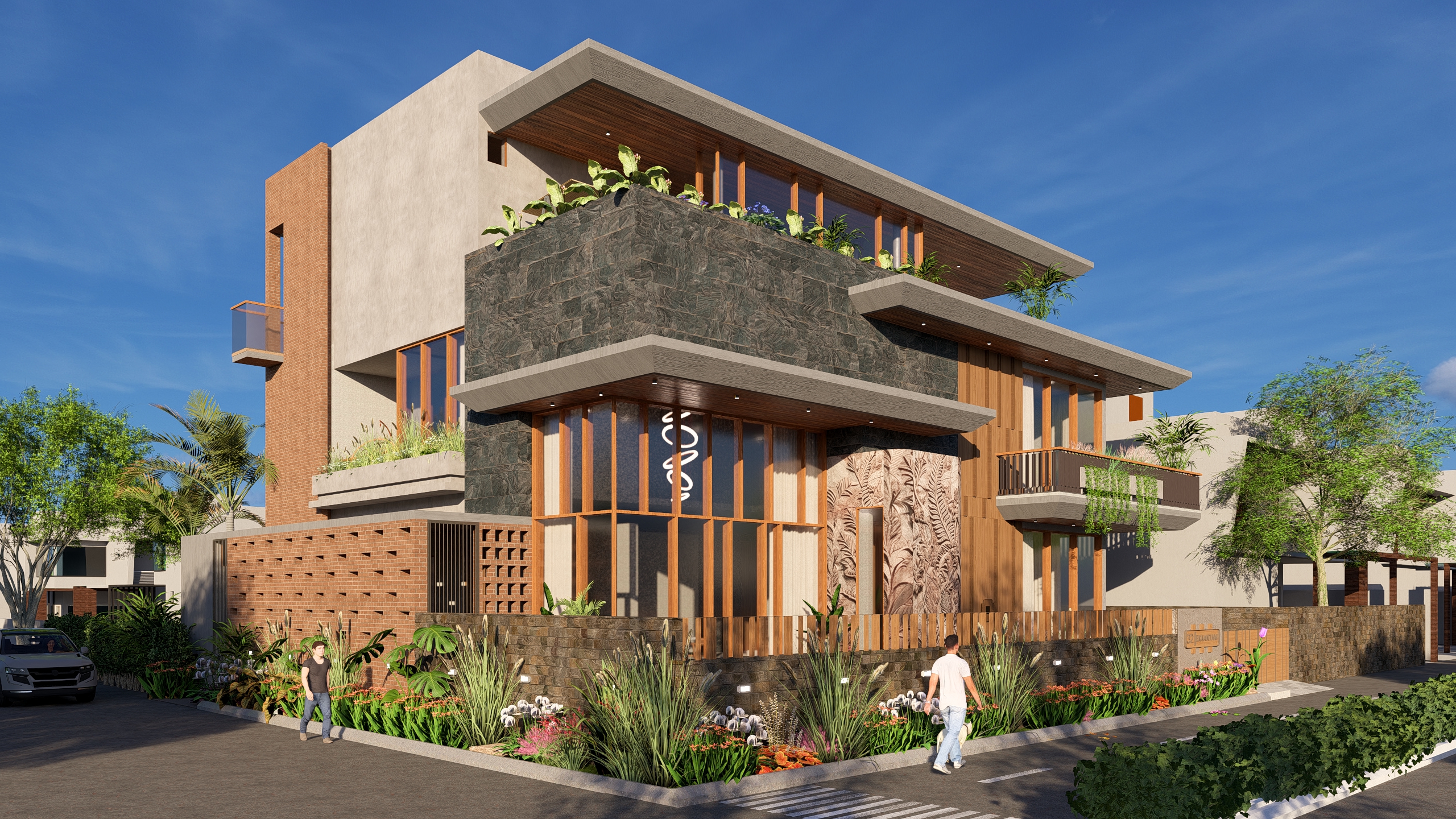 Ekaantam Bungalow - Architecture